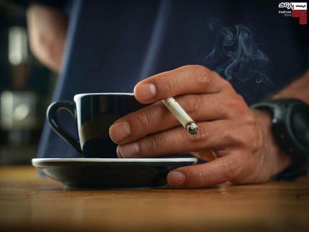 مصرف سیگار پس از قهوه اسپرسو