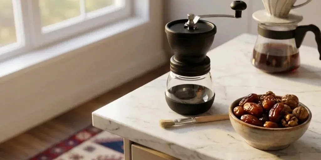 آسیاب قهوه دستی گتر دو مخزنه یونیک لایف