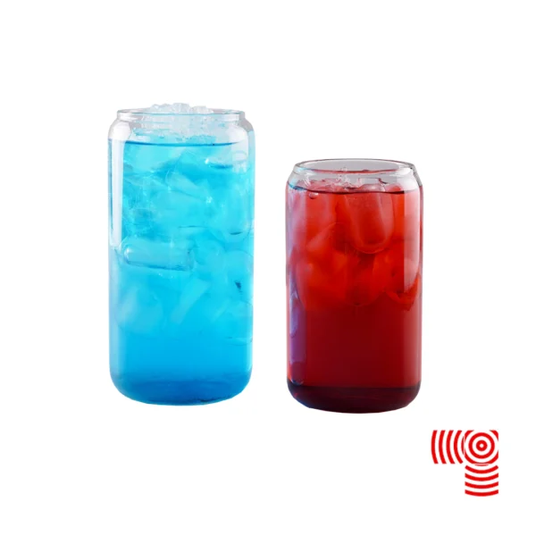 گلس شفاف طرح پپسی